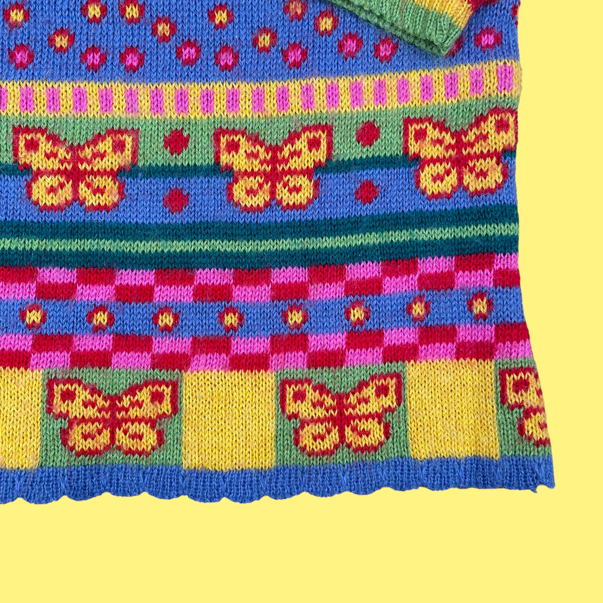 Robe-pull maille multicolor 2-3 ans