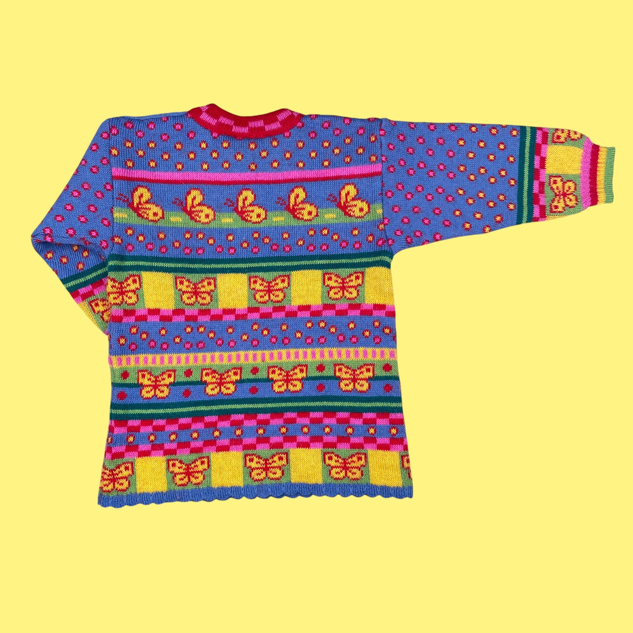Robe-pull maille multicolor 2-3 ans