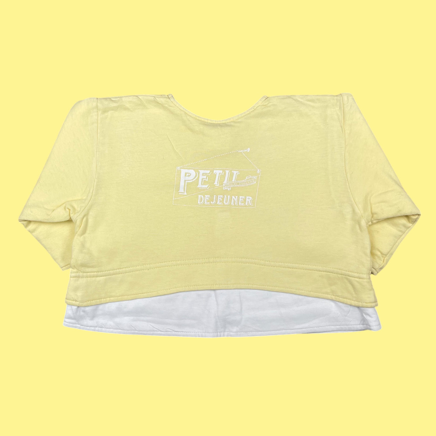 Gilet vintage jaune 6-9 mois
