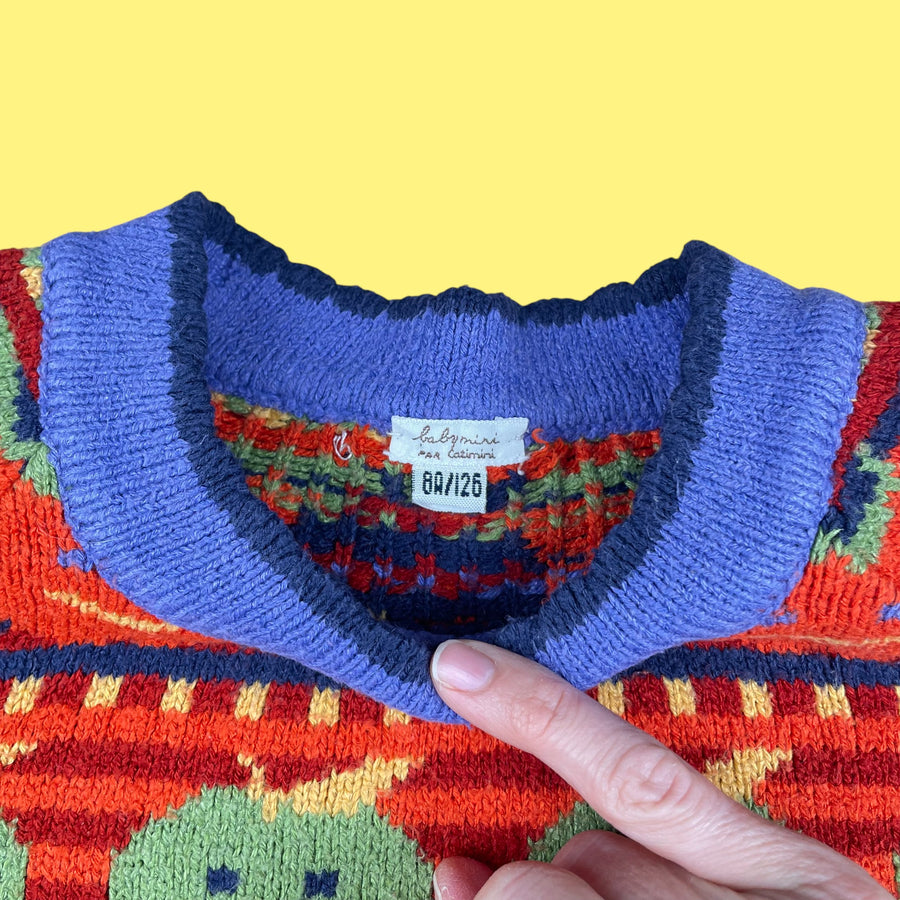 Pull Catimini 🍎 vintage 7-8 ans