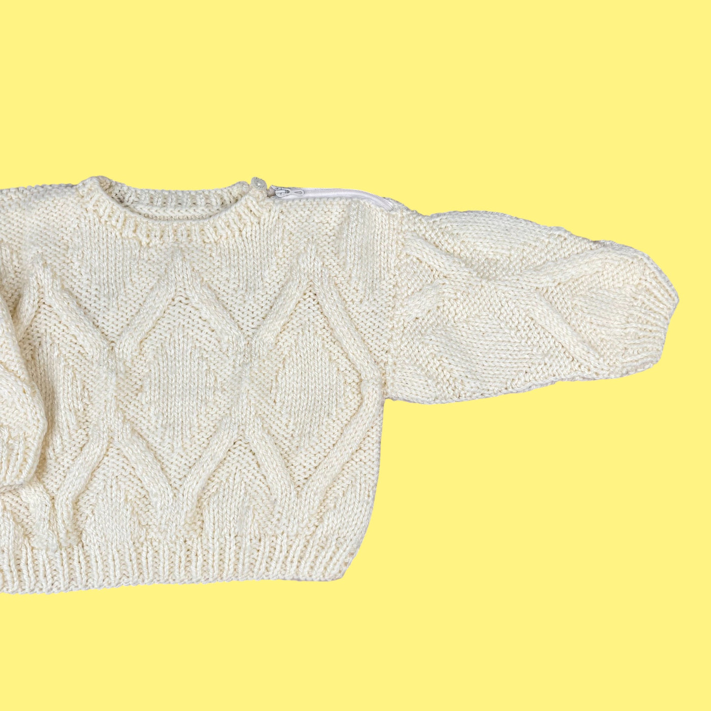 Pull fait main vintage 18-24 mois