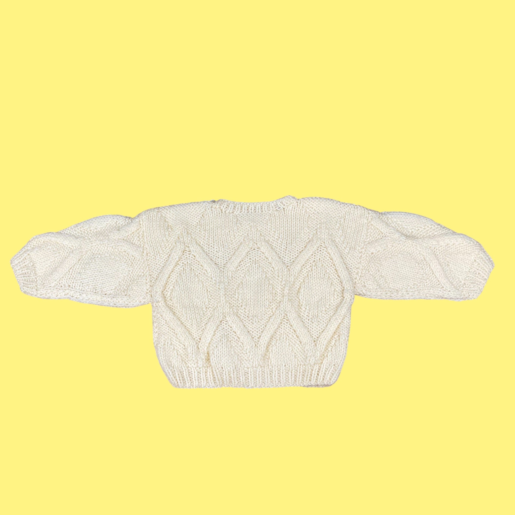 Pull fait main vintage 18-24 mois