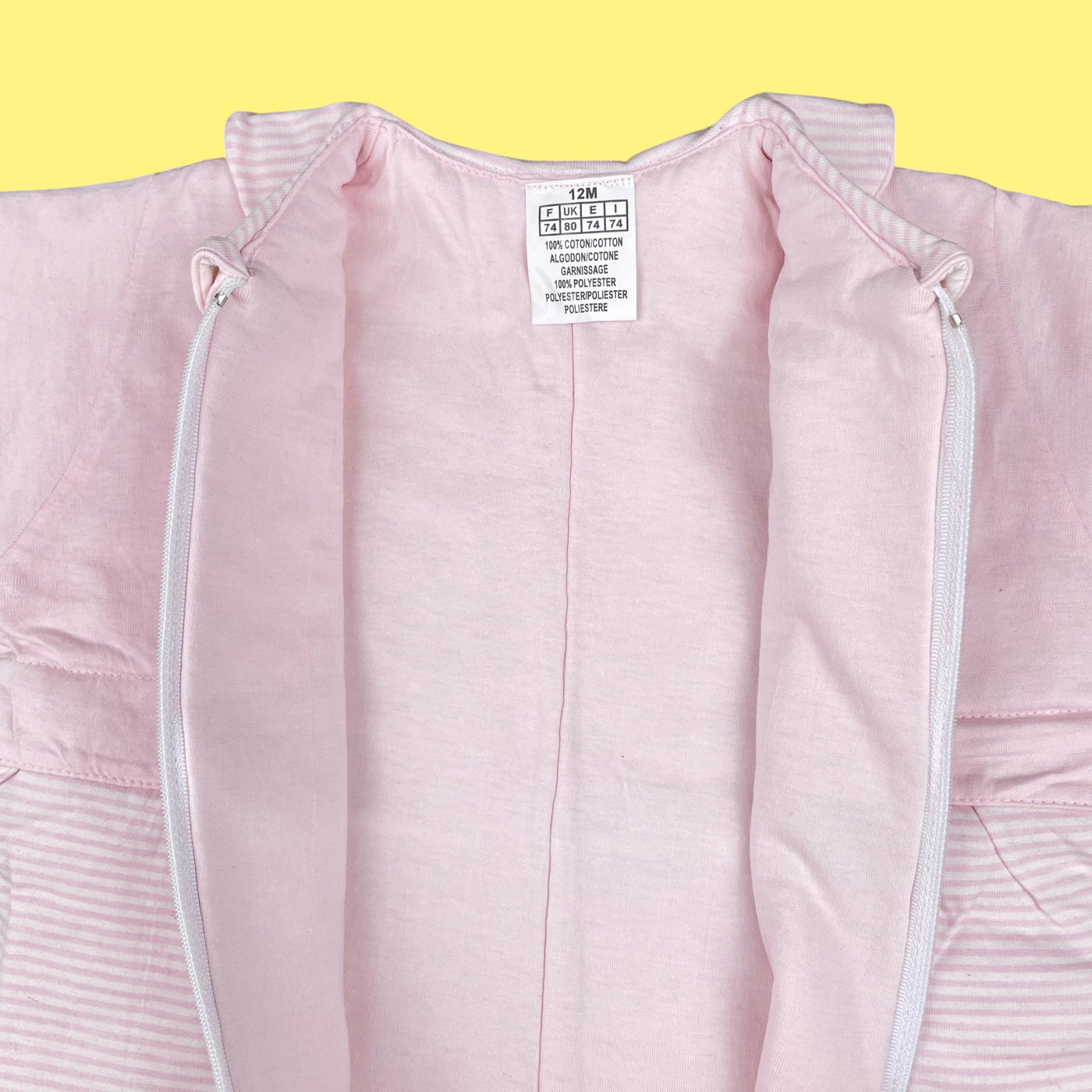 Combinaison rose pastel vintage 12 mois