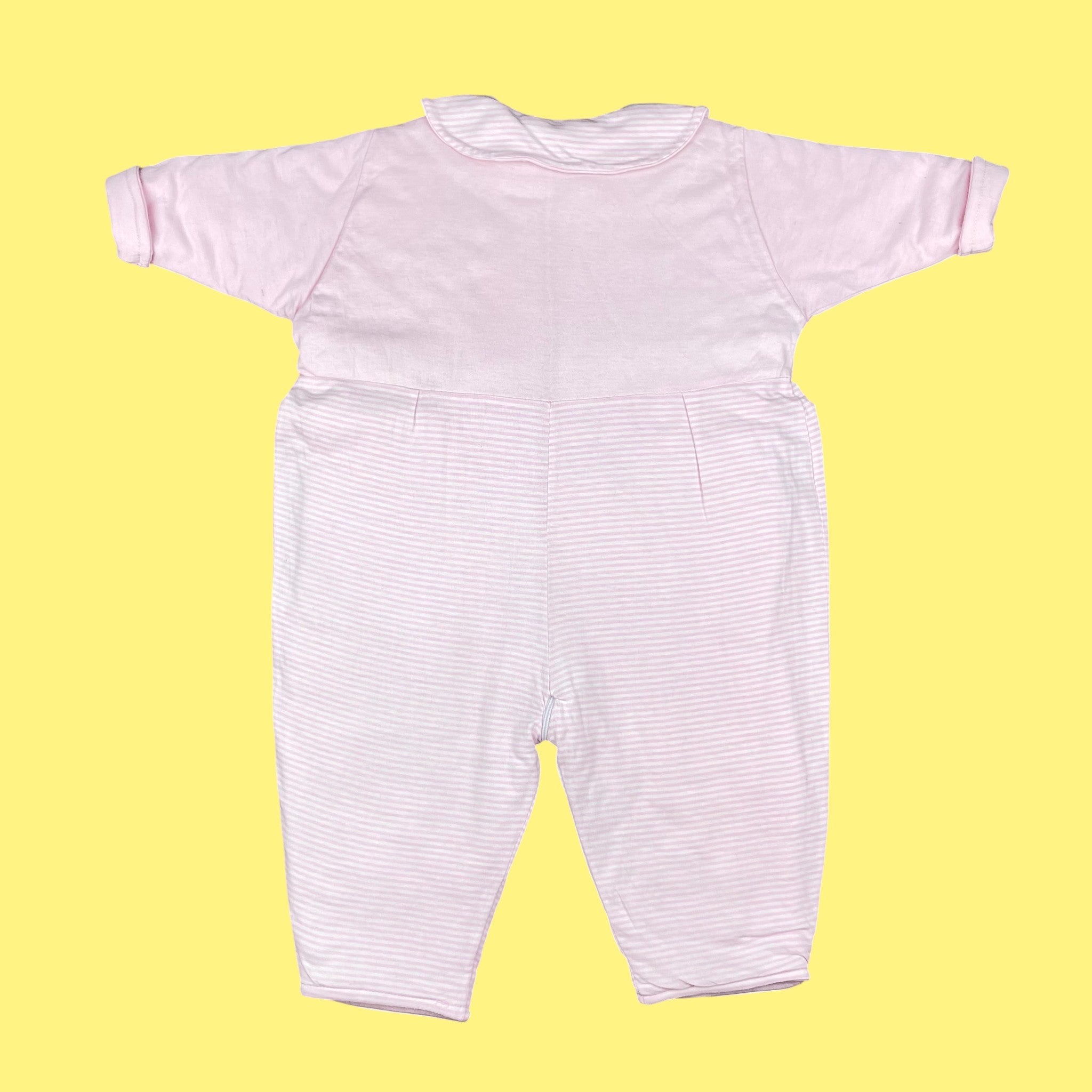 Combinaison rose pastel vintage 12 mois