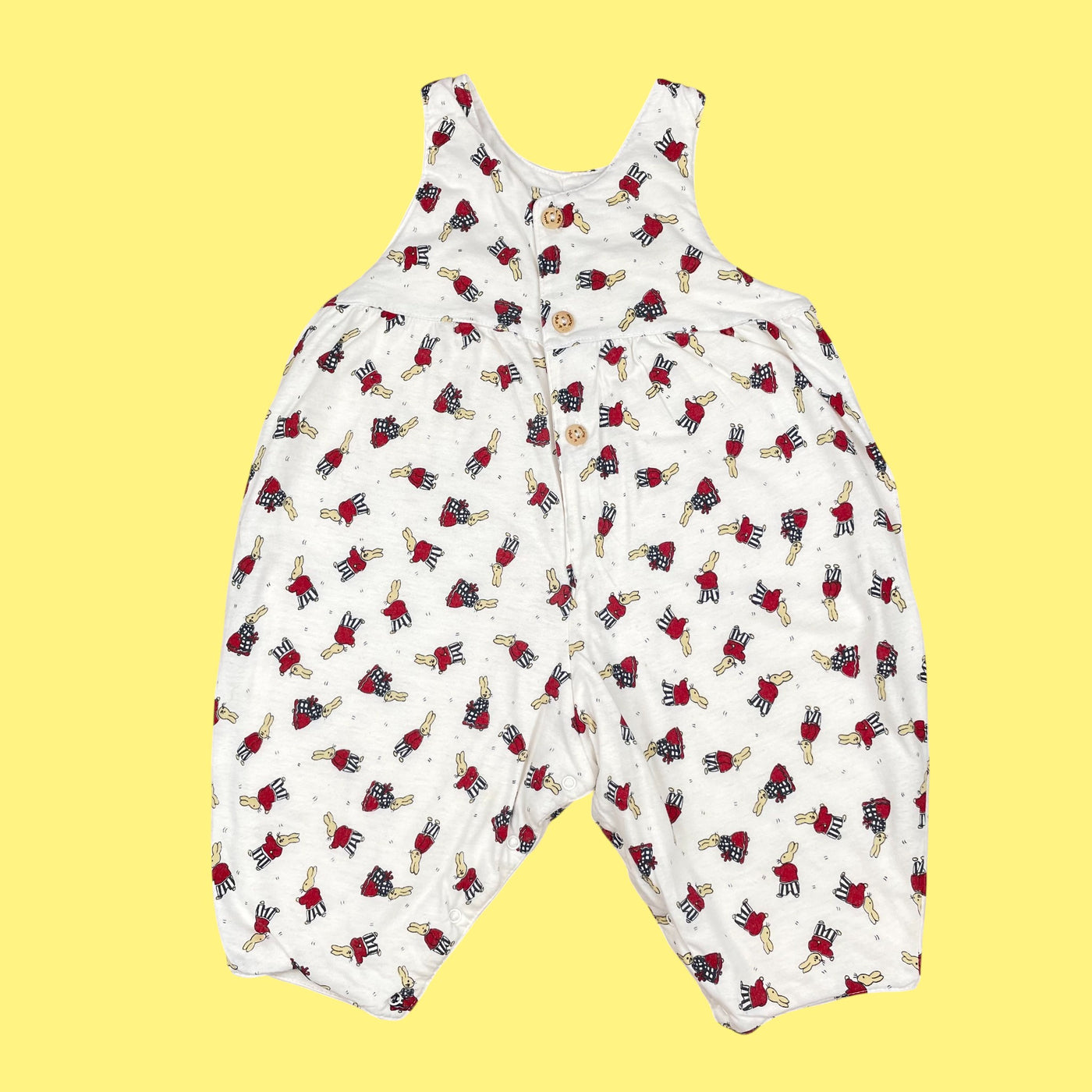 Salopette lapins vintage 1-3 mois