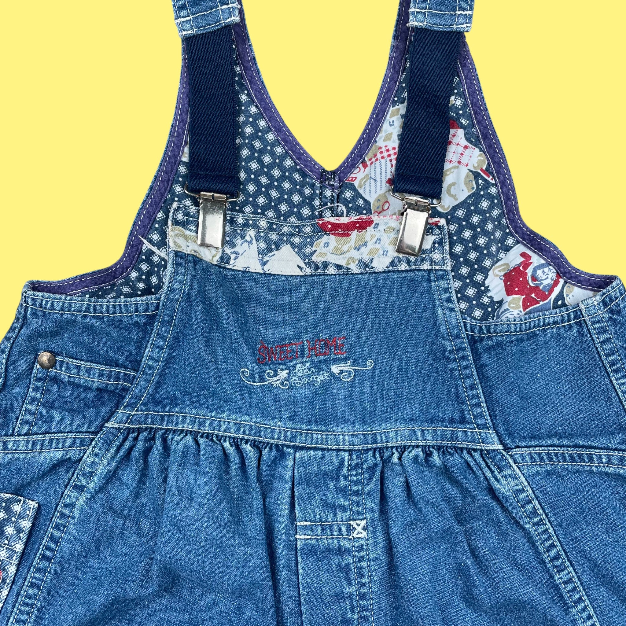 Salopette jean vintage 2 ans