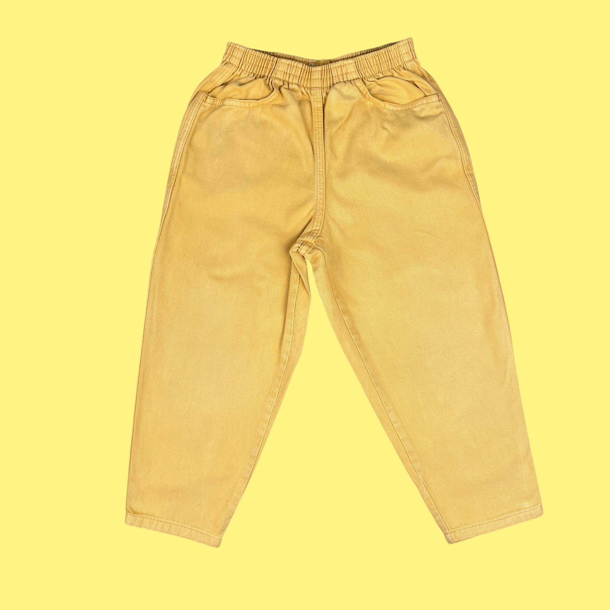 Pantalon vintage jaune 5-6 ans