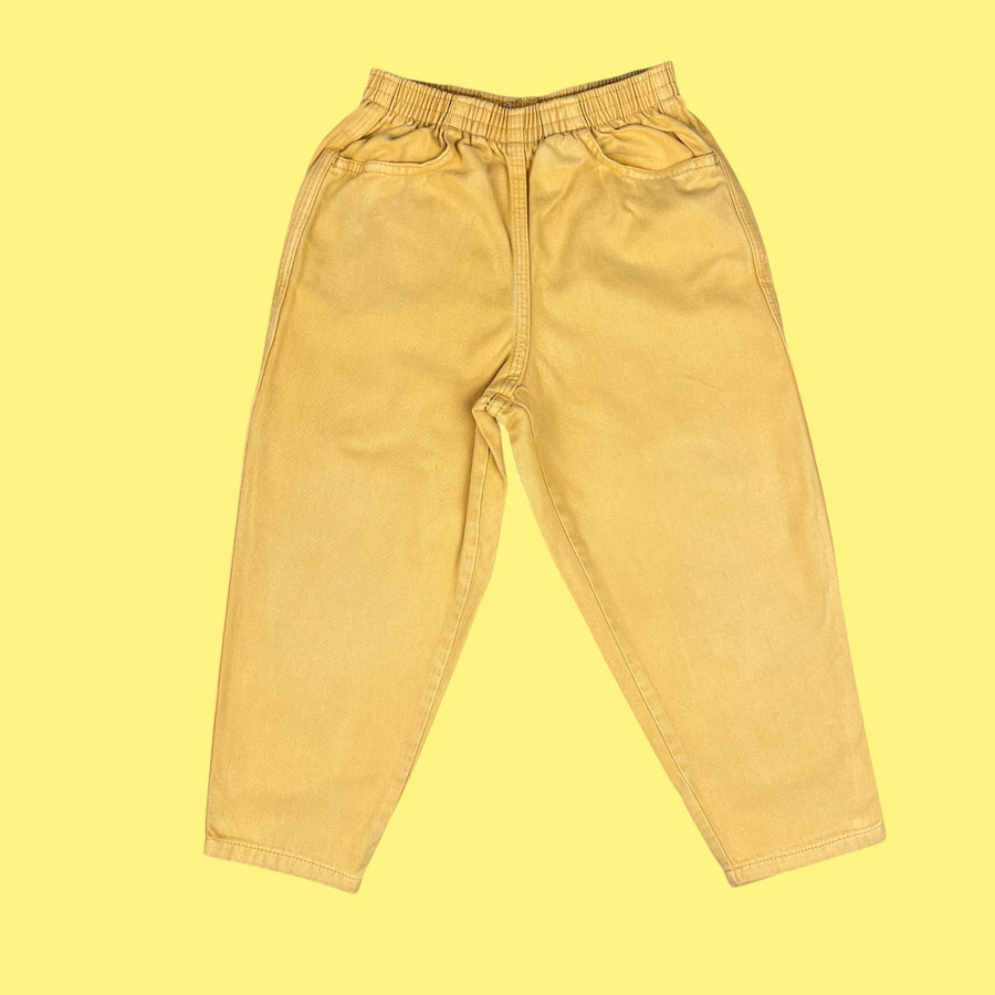 Pantalon vintage jaune 5-6 ans