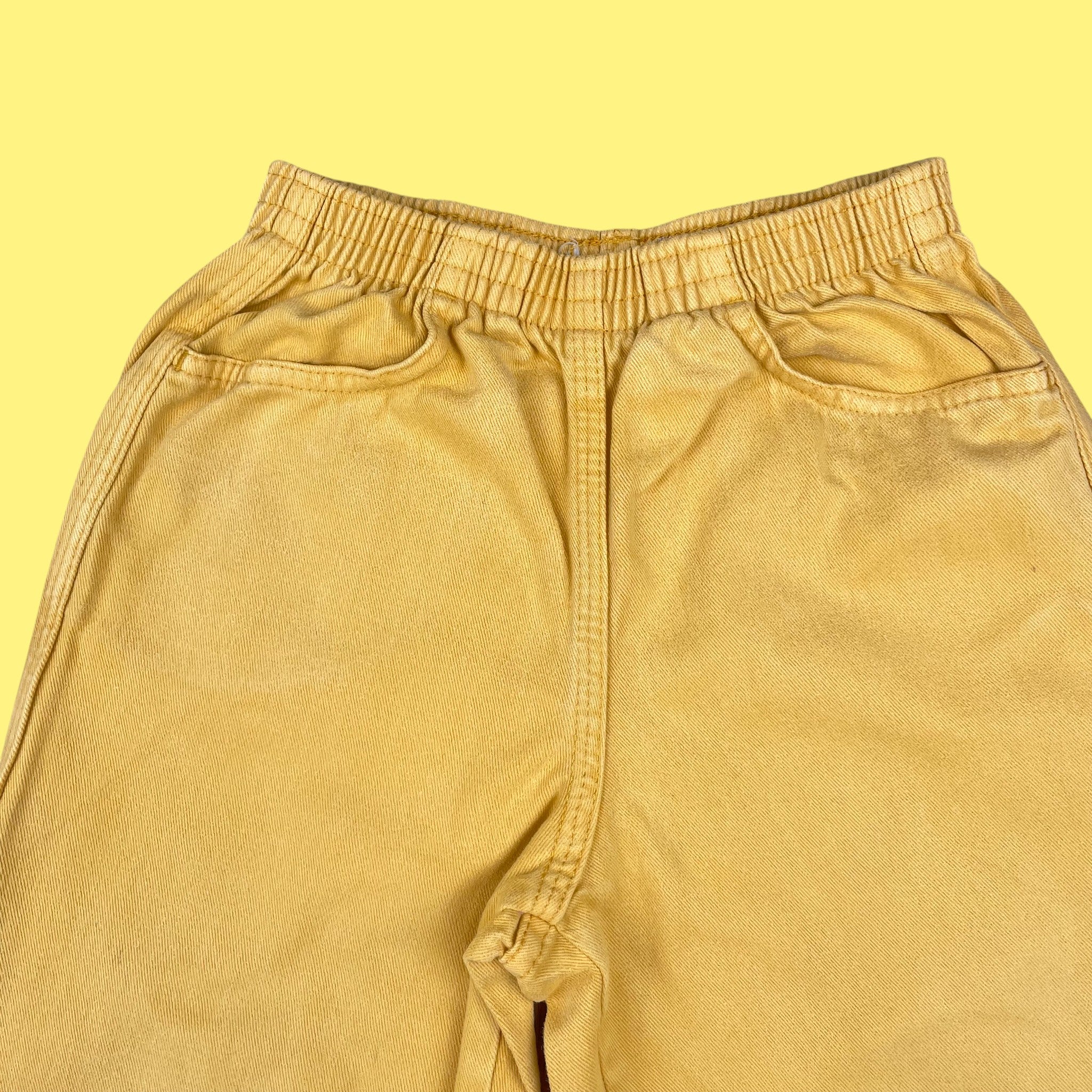 Pantalon vintage jaune 5-6 ans