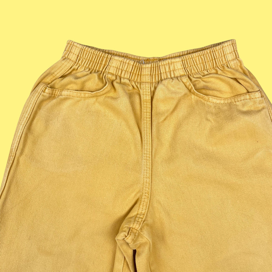 Pantalon vintage jaune 5-6 ans