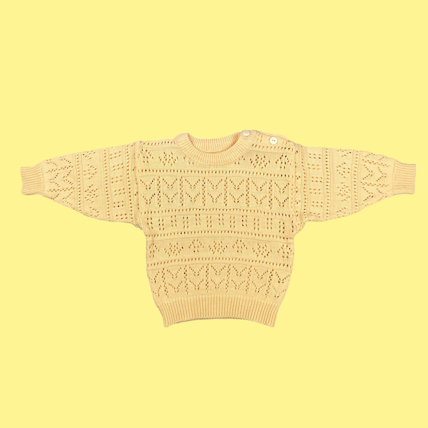 Pull ajouré coton 18 mois