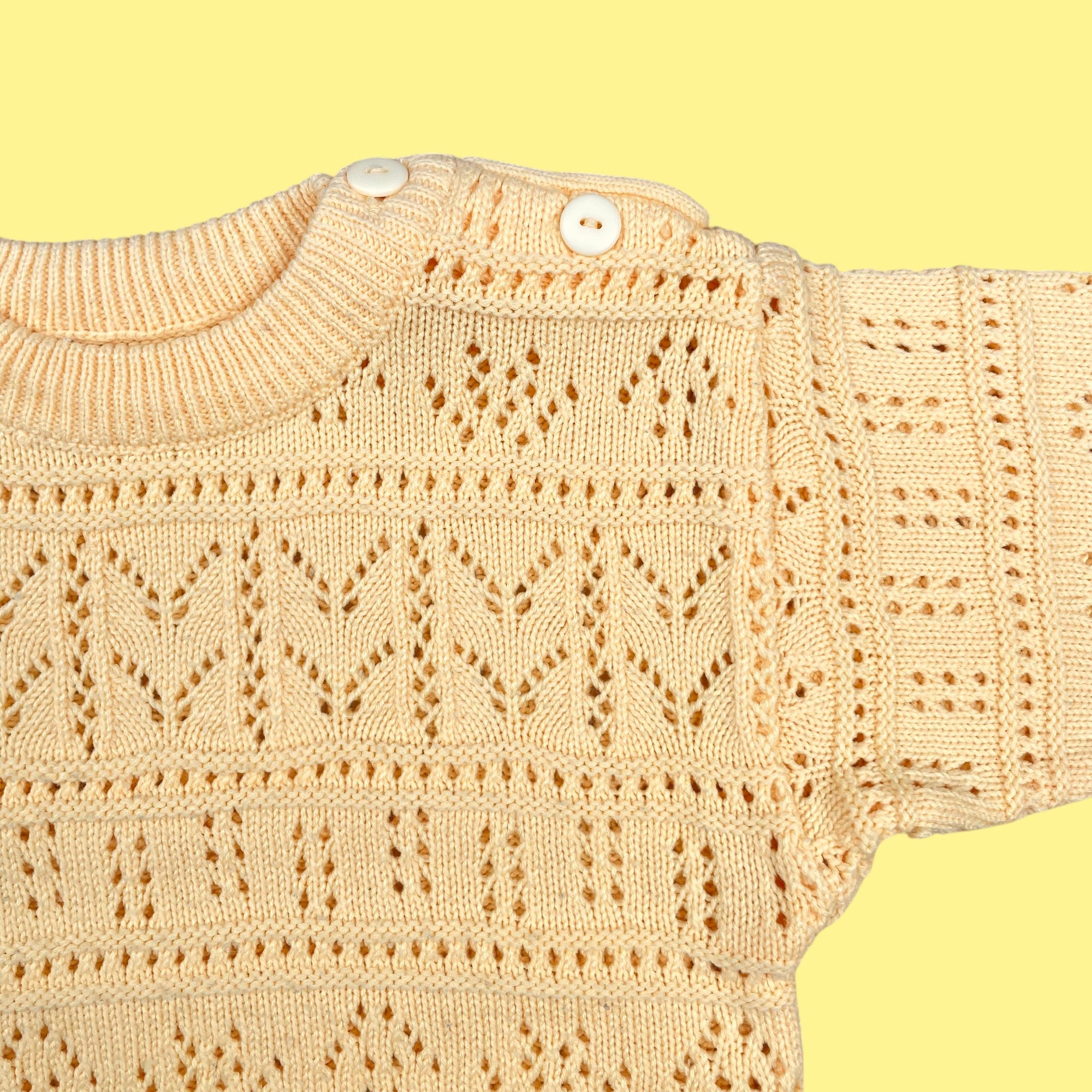 Pull ajouré coton 18 mois