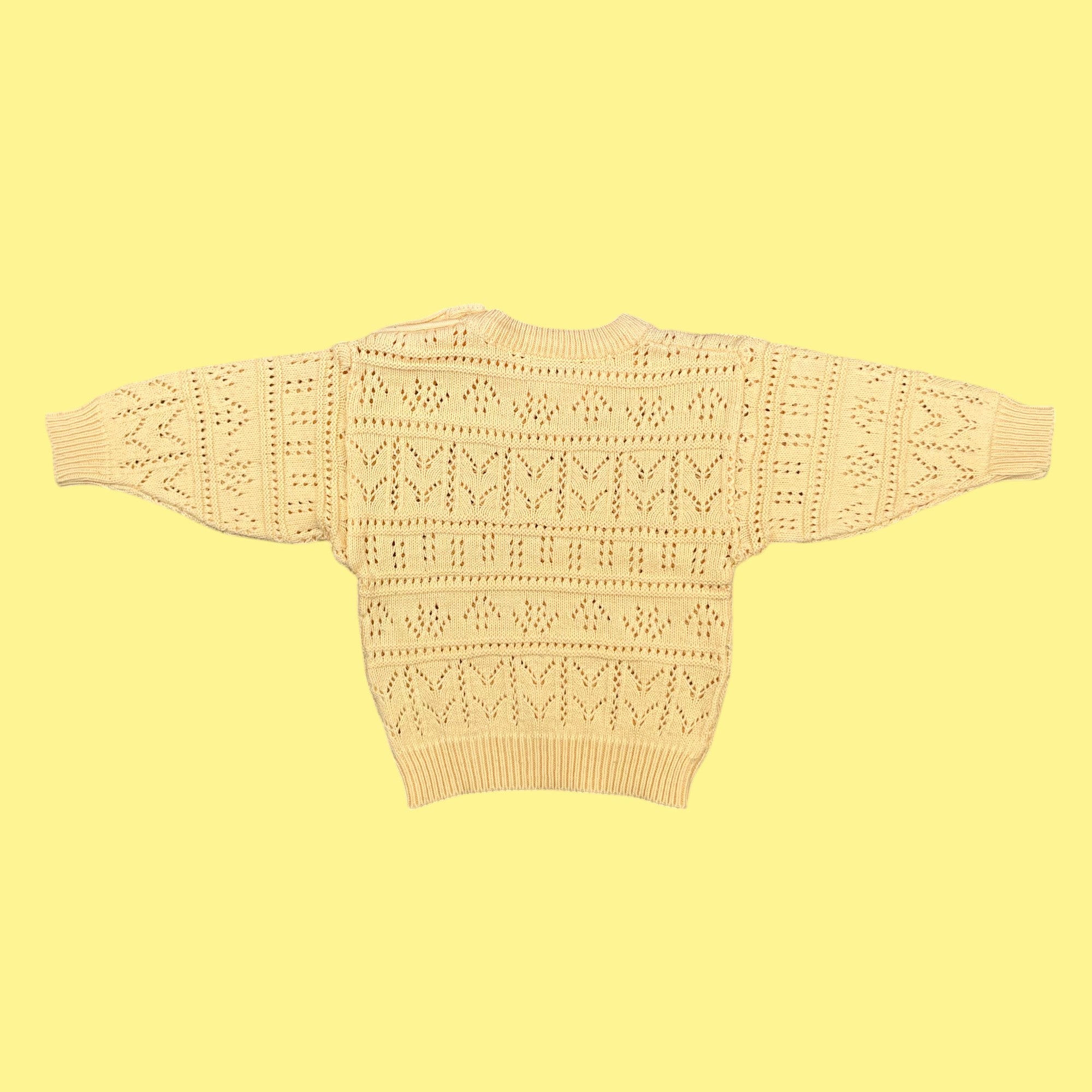 Pull ajouré coton 18 mois