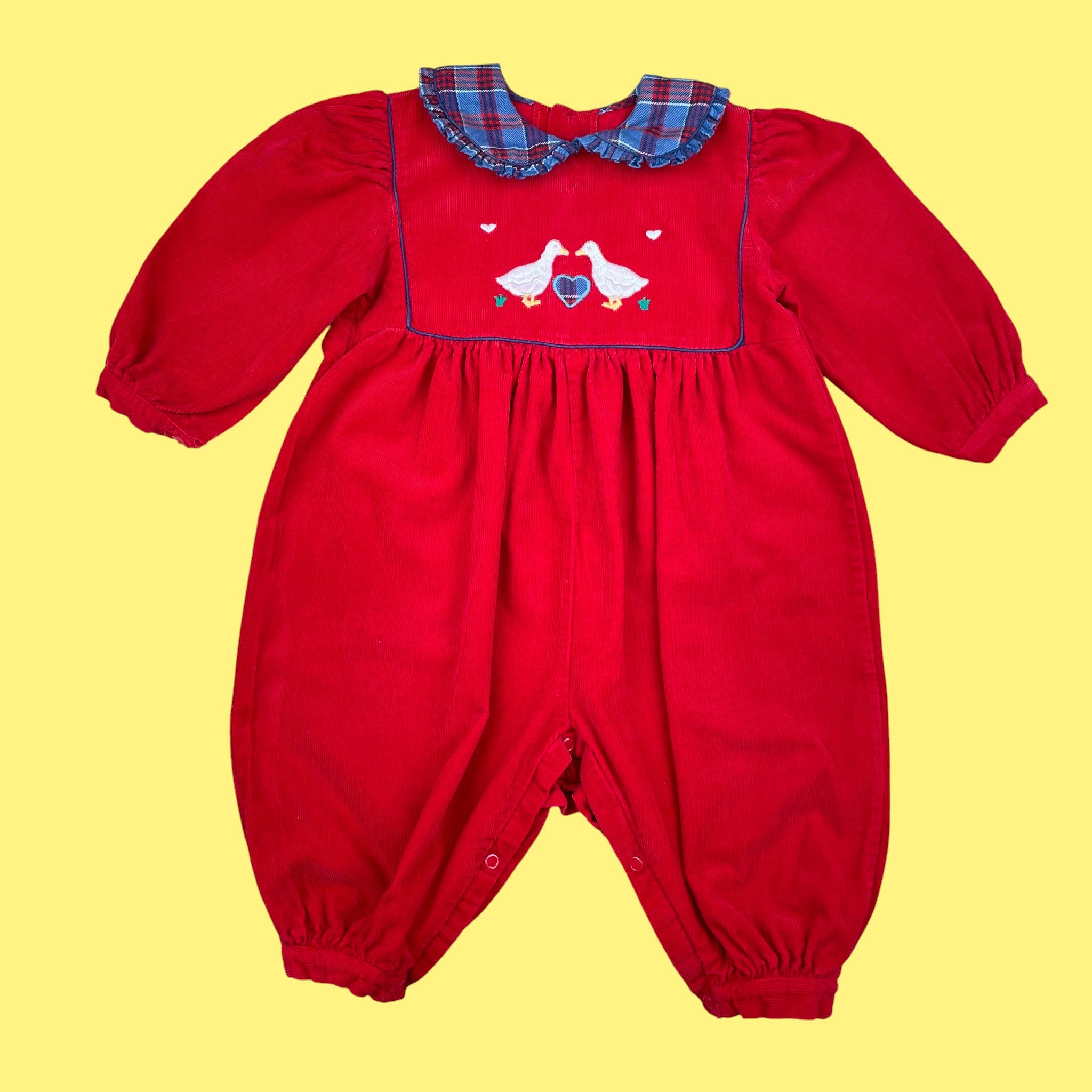 Combinaison velours vintage Jacadi 12 mois