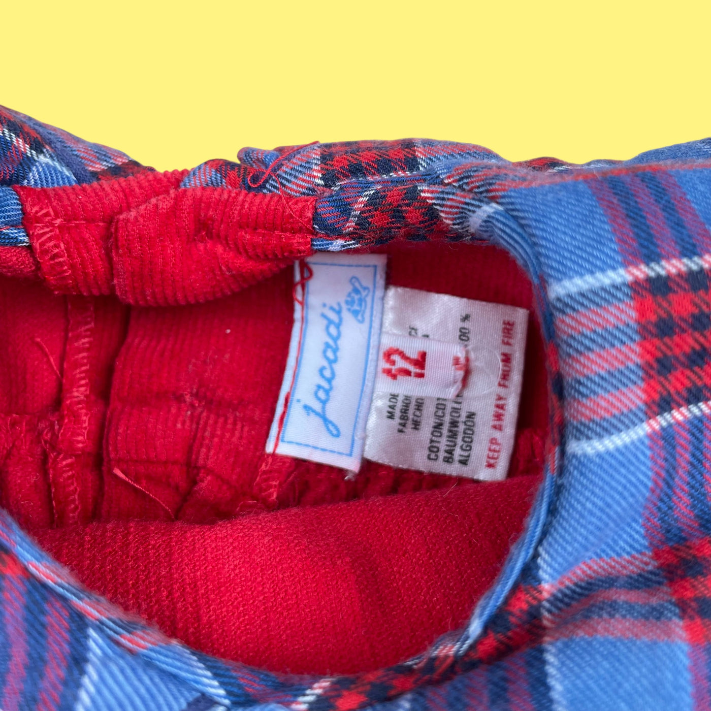 Combinaison velours vintage Jacadi 12 mois