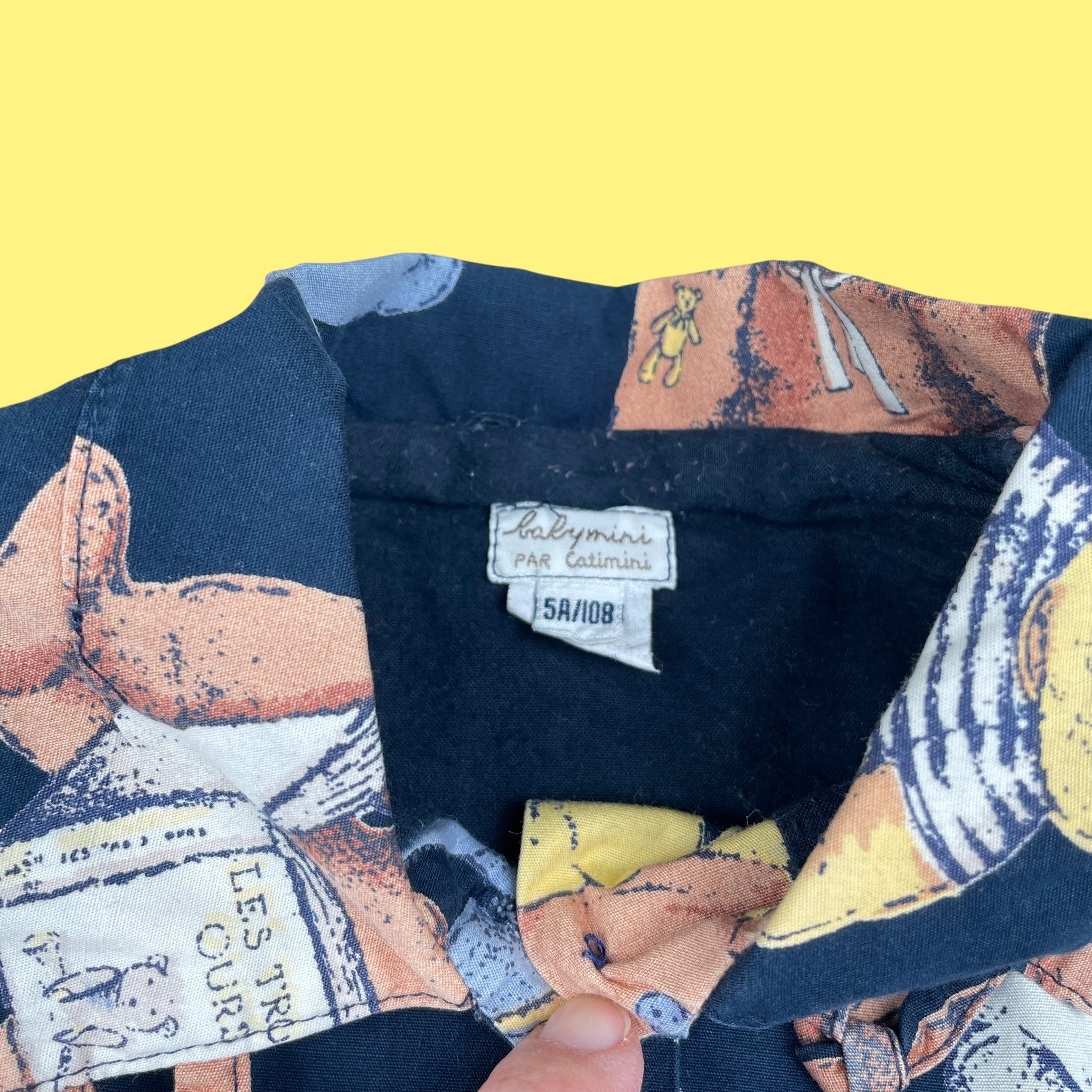 Robe Catimini oursons vintage 5 ans