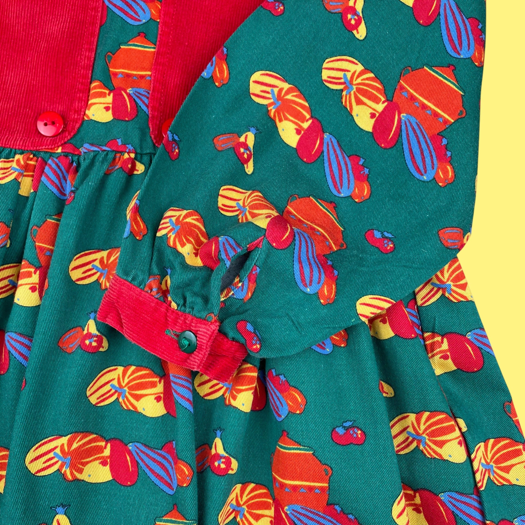 Robe vintage cuisine 7-8 ans