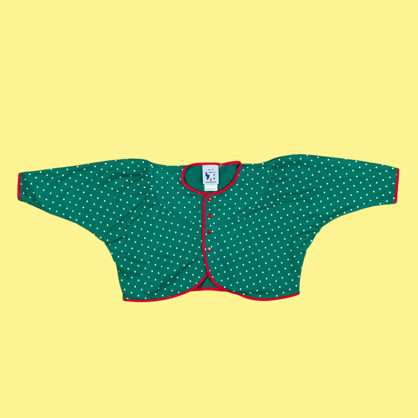 Gilet vintage pois 18 mois