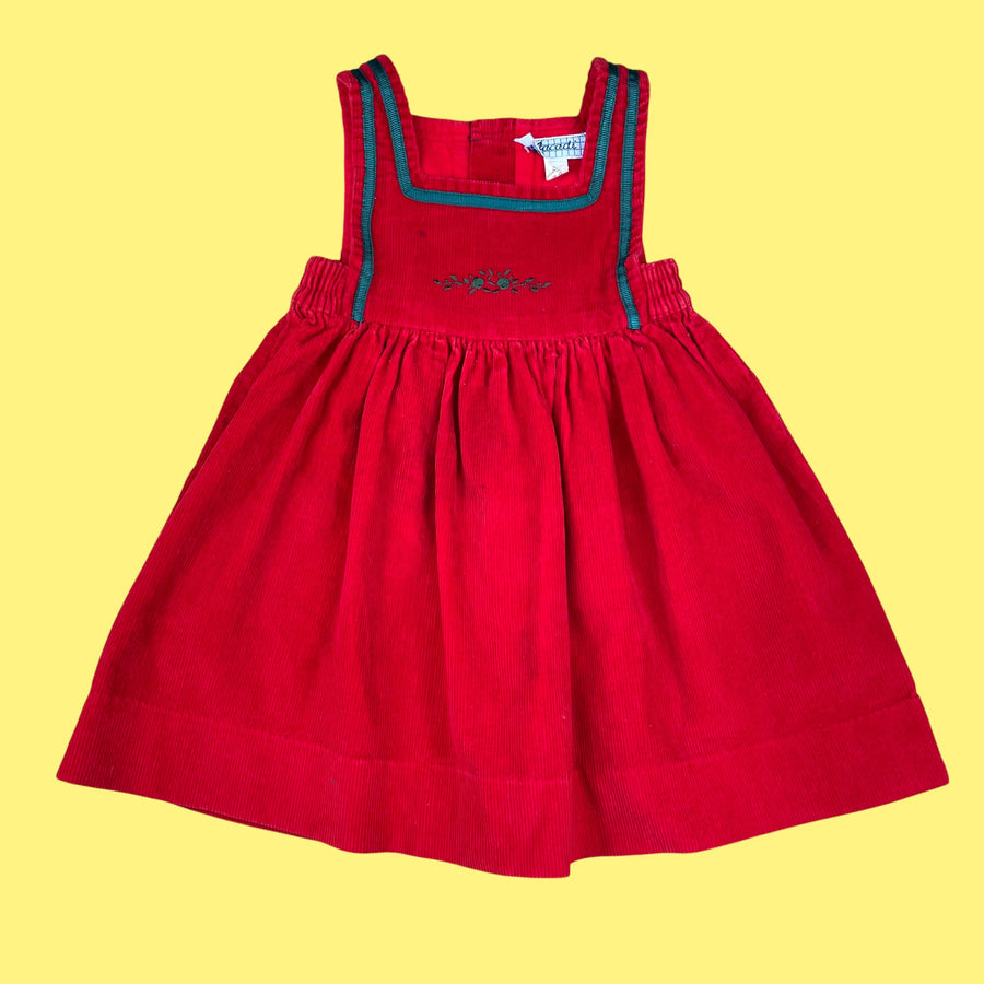 Robe Jacadi velours vintage 18-24 mois