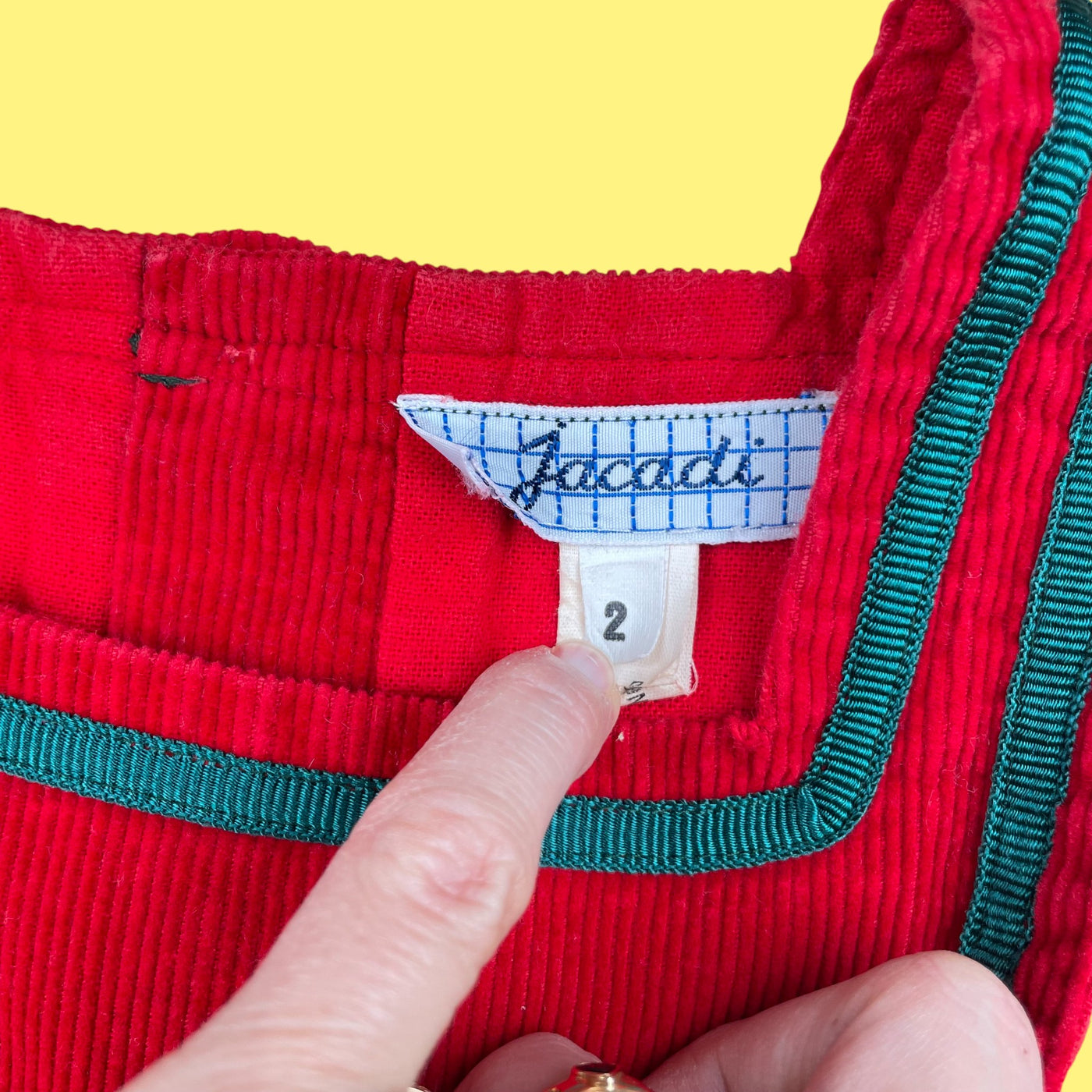 Robe Jacadi velours vintage 18-24 mois