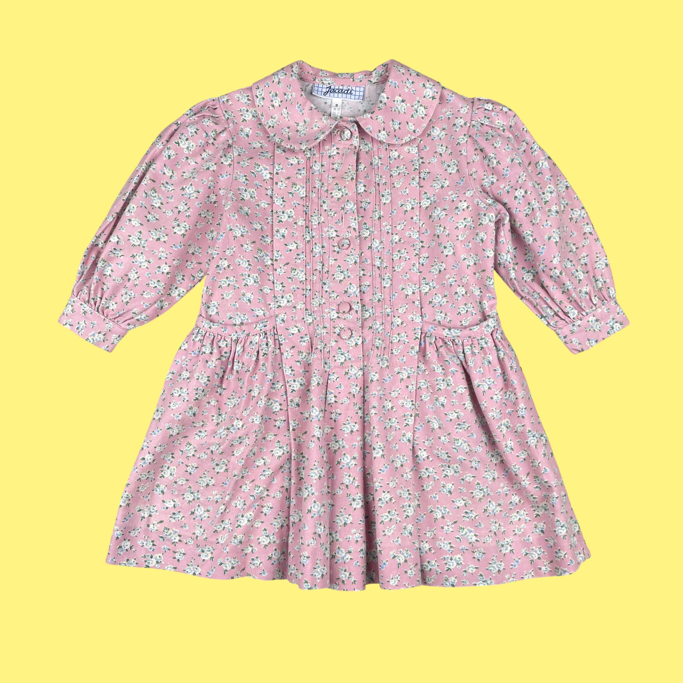 Robe fleurs Jacadi vintage 18-24 mois