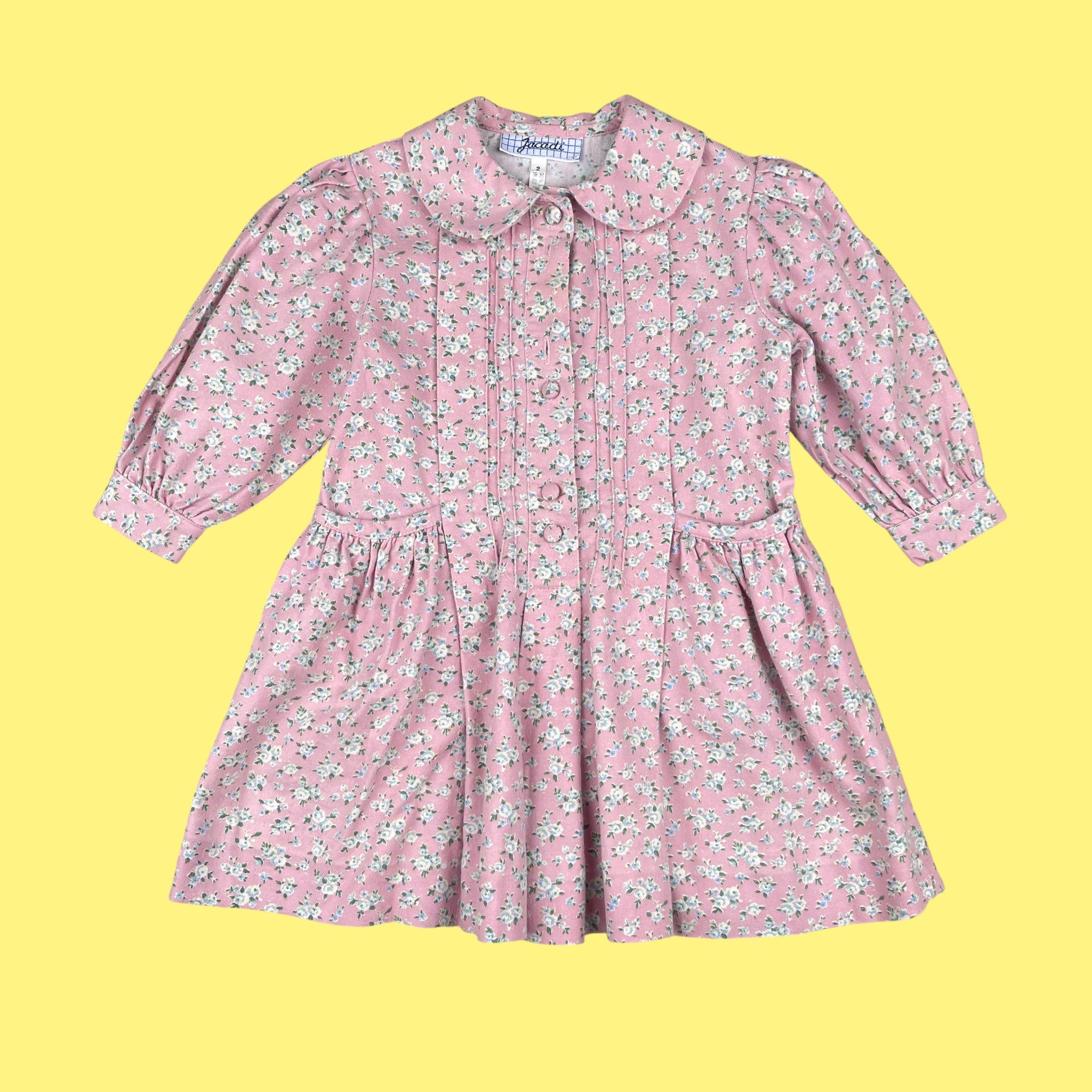 Robe fleurs Jacadi vintage 18-24 mois