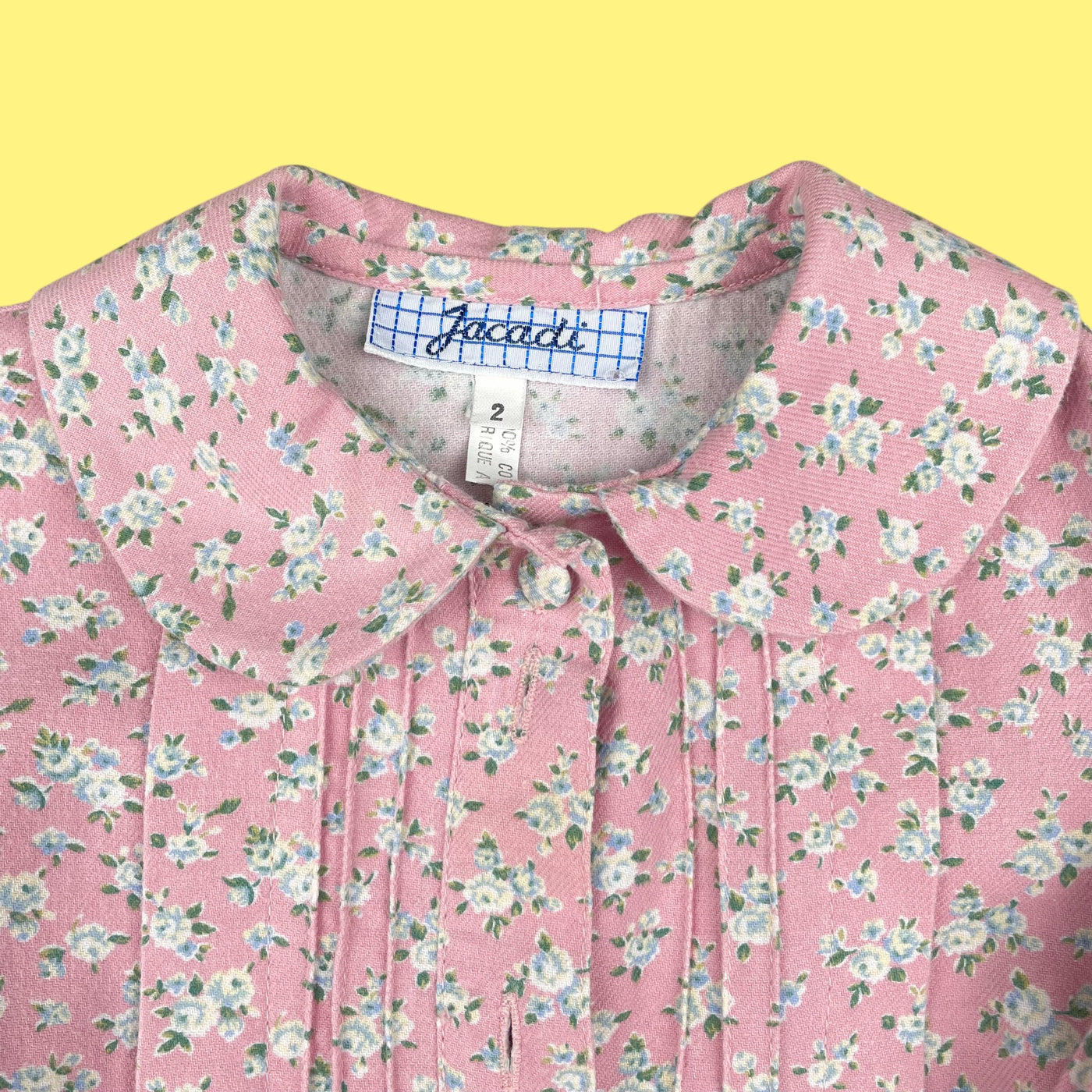 Robe fleurs Jacadi vintage 18-24 mois