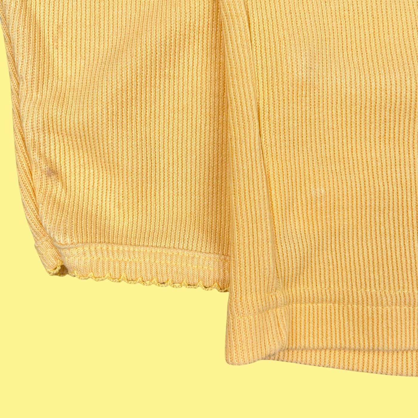 Gilet vintage jaune 2-3 ans