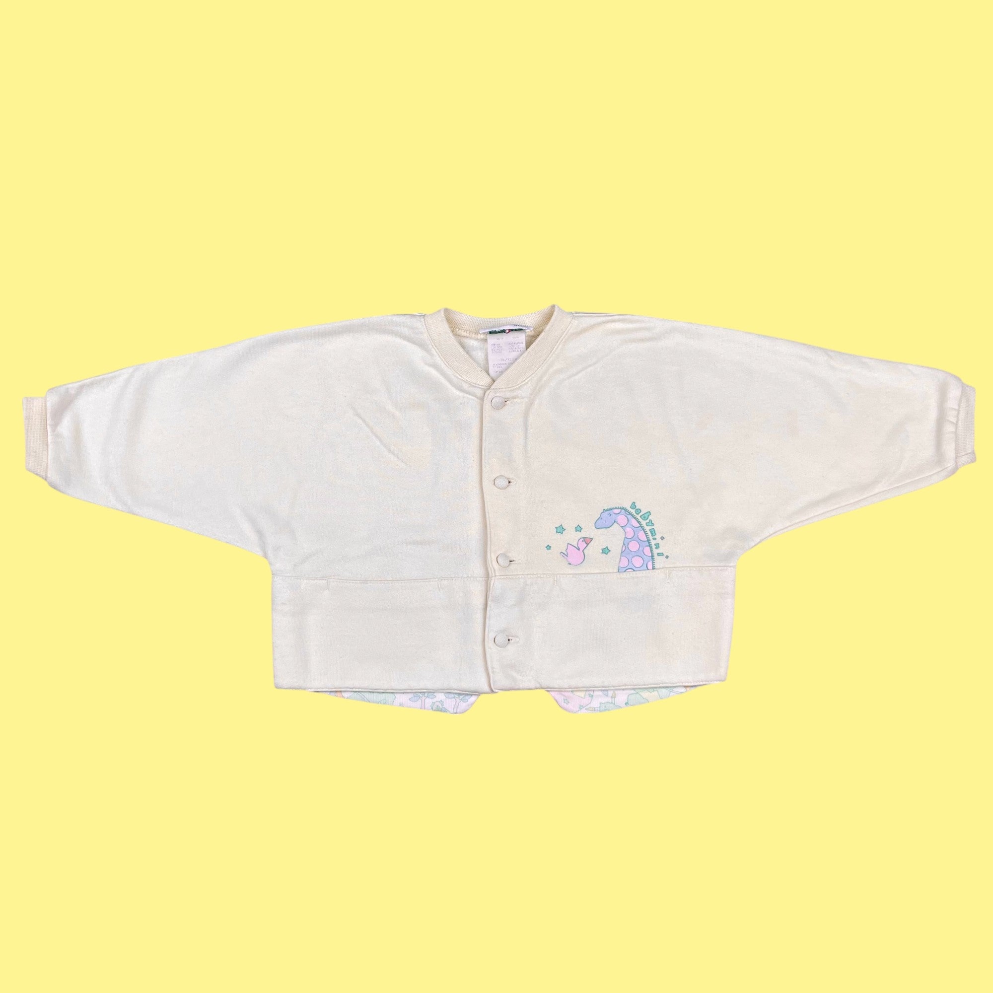 Gilet vintage pastel 12-18 mois