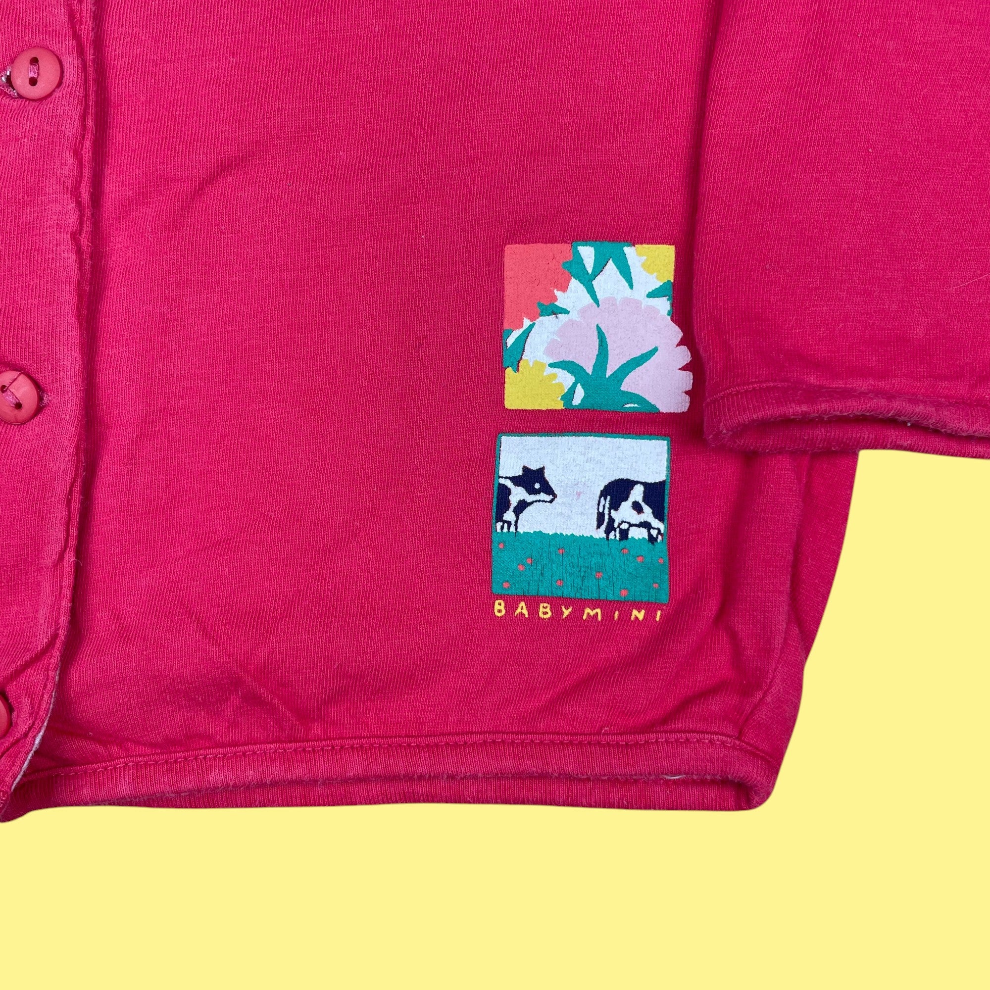 Gilet vintage vache 18 mois