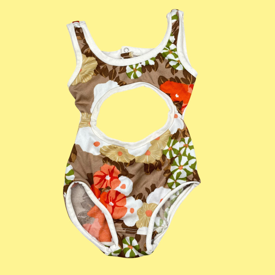 Maillot de bain vintage 70's 4 ans