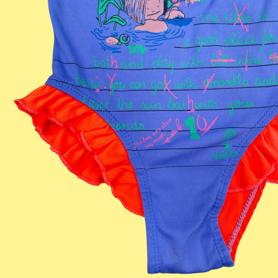 Maillot de bain vintage 2 ans