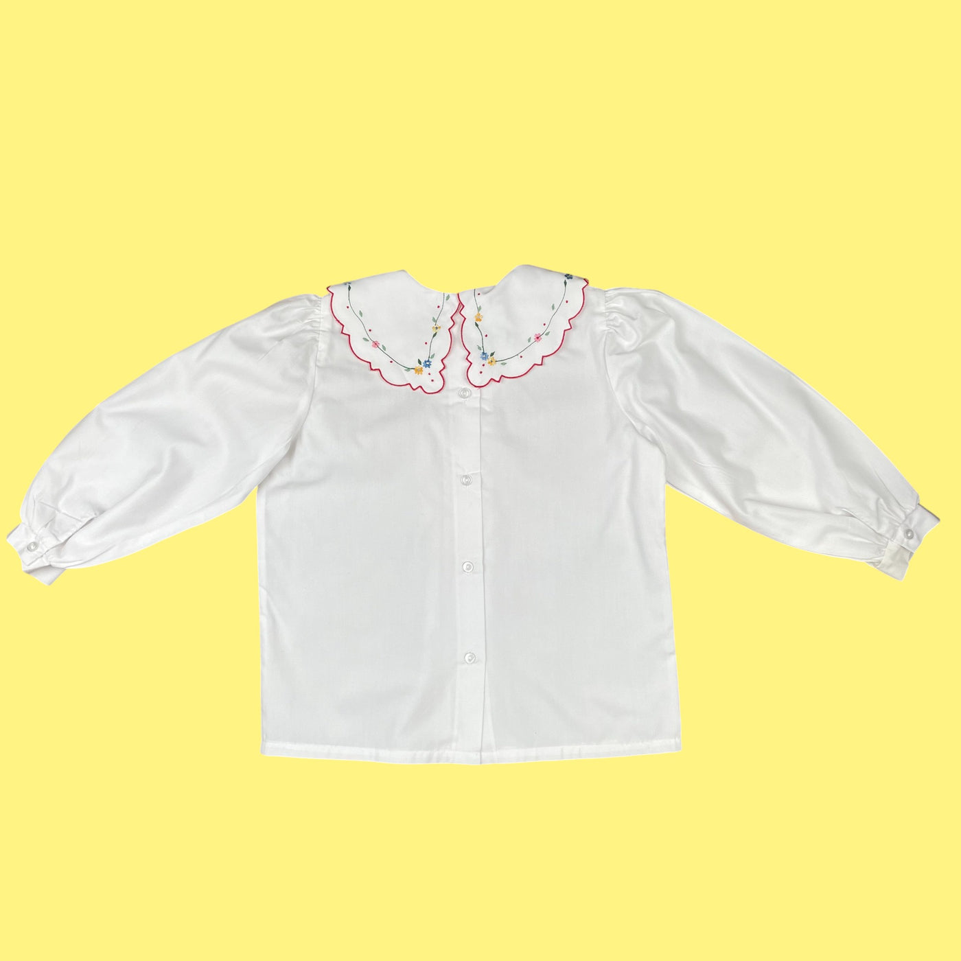 Chemisier col brodé vintage 5 ans