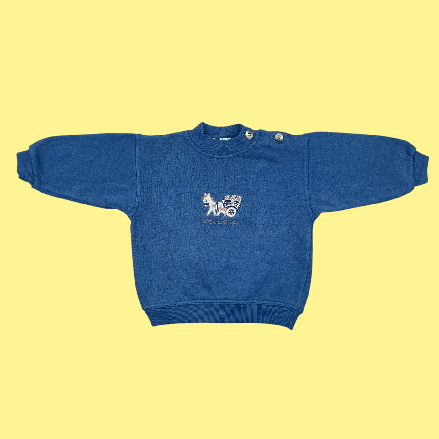 Sweat vintage Tartine et Chocolat 9 mois