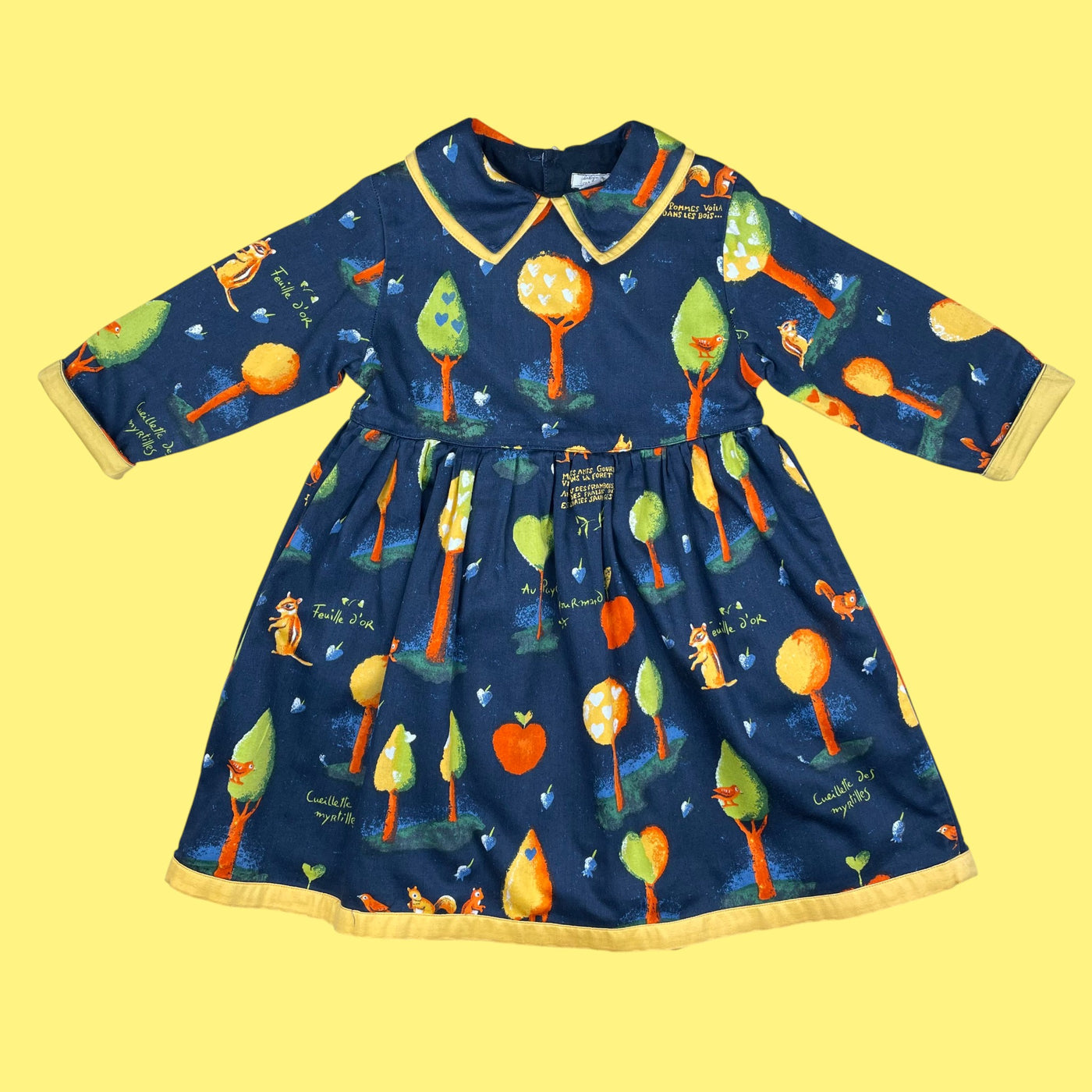 Robe arbres Catimini vintage 18-24 mois