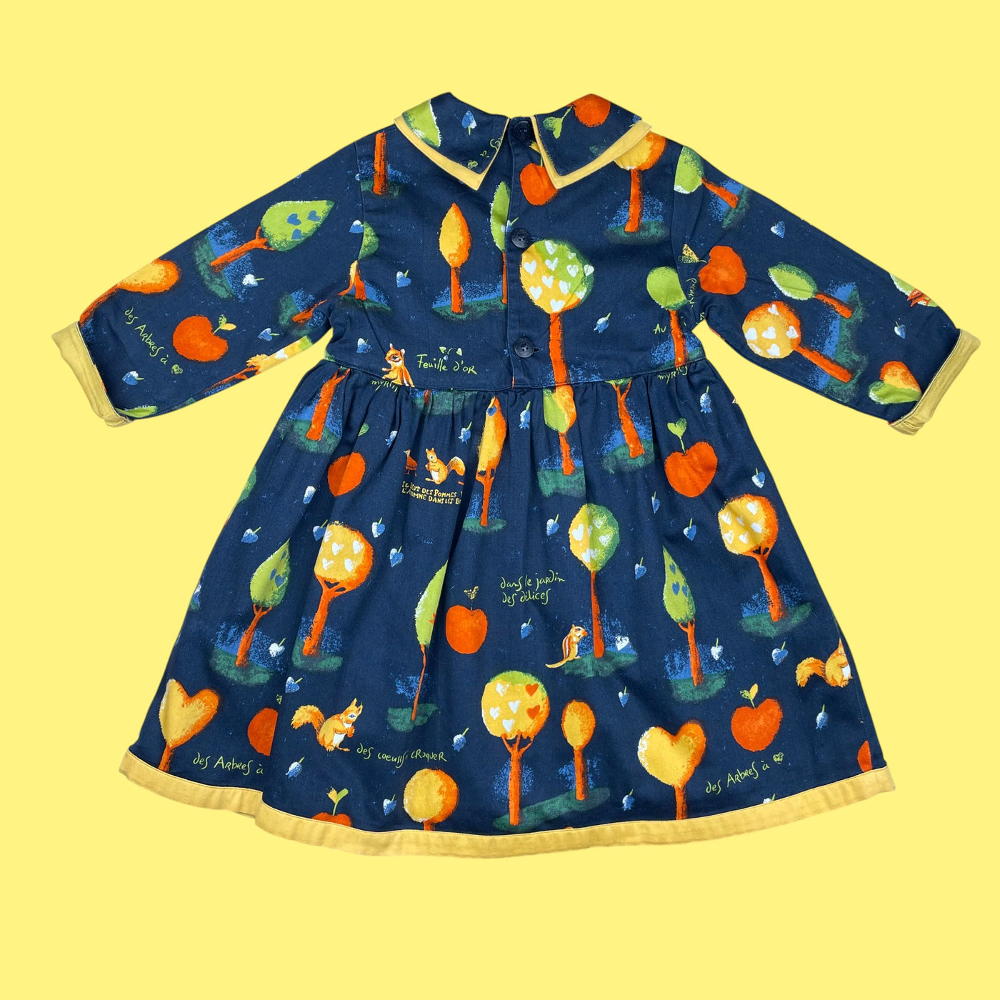 Robe arbres Catimini vintage 18-24 mois