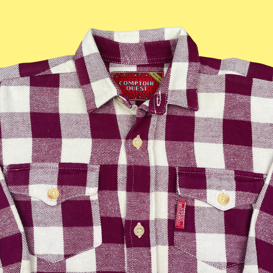 Chemise carreaux vintage 3 ans