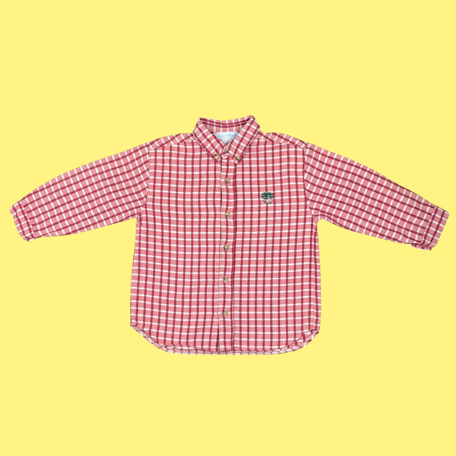 Chemise Tartine et Chocolat carreaux vintage 4 ans