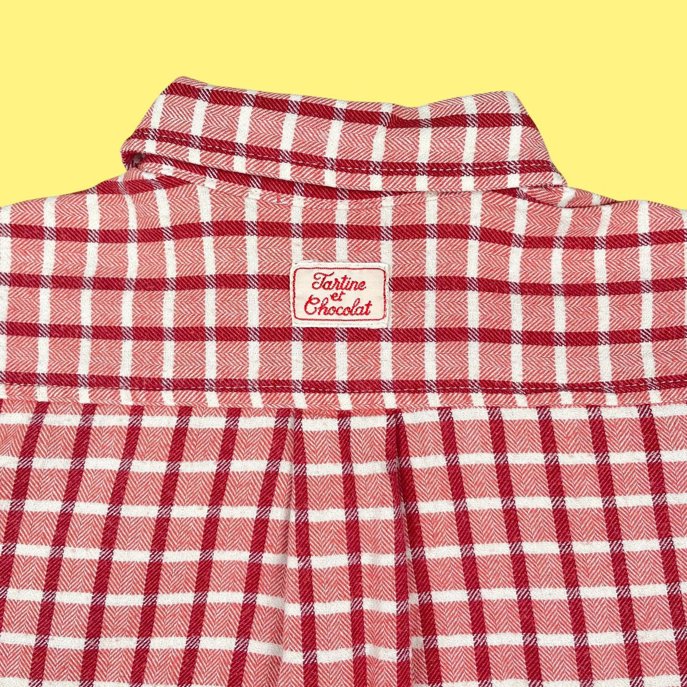 Chemise Tartine et Chocolat carreaux vintage 4 ans