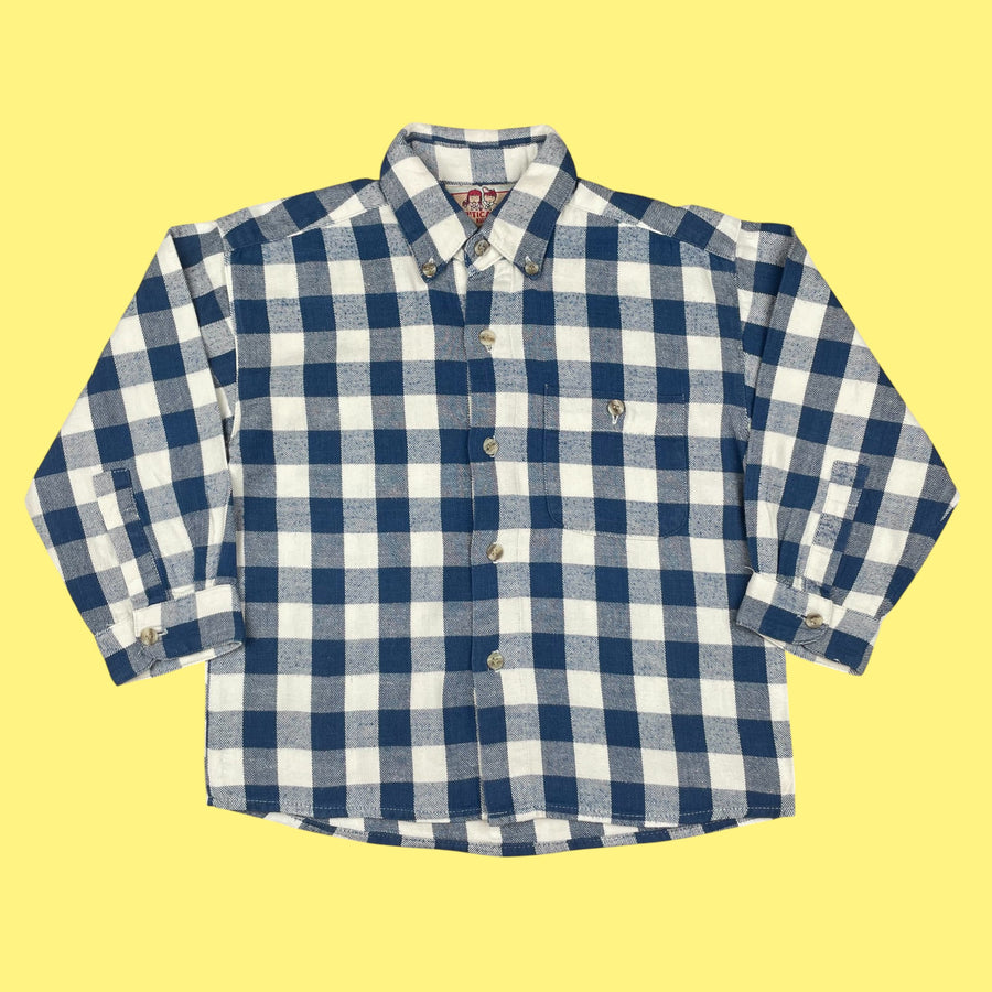 Chemise carreaux vintage 4 ans