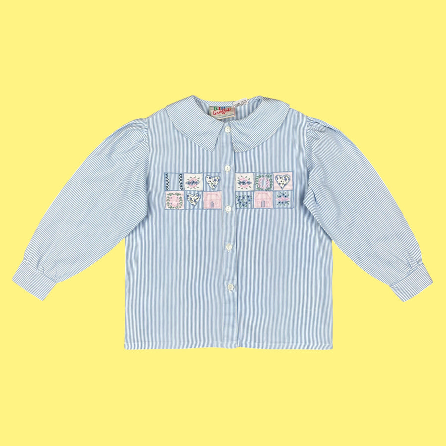 Chemisier brodé vintage 5 ans