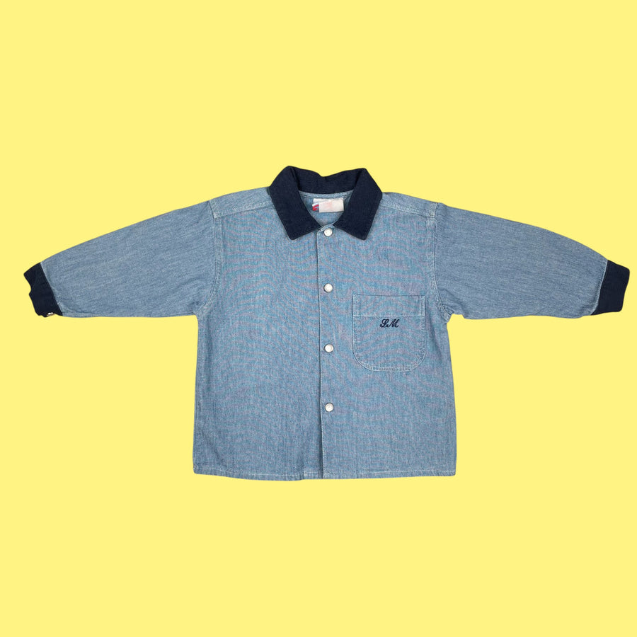 Chemise jean vintage 12-18 mois