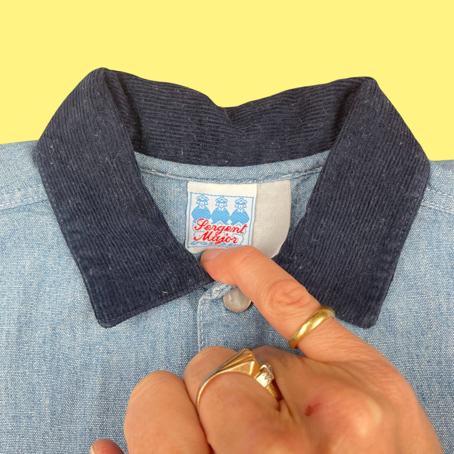 Chemise jean vintage 12-18 mois