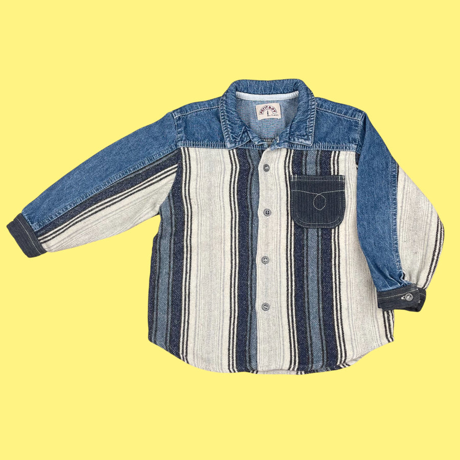Chemise vintage 90's jean 2-3 ans