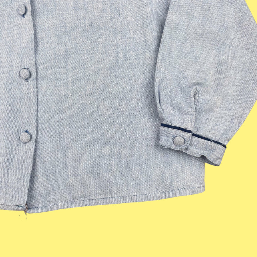 Chemisier vintage brodé 6 ans