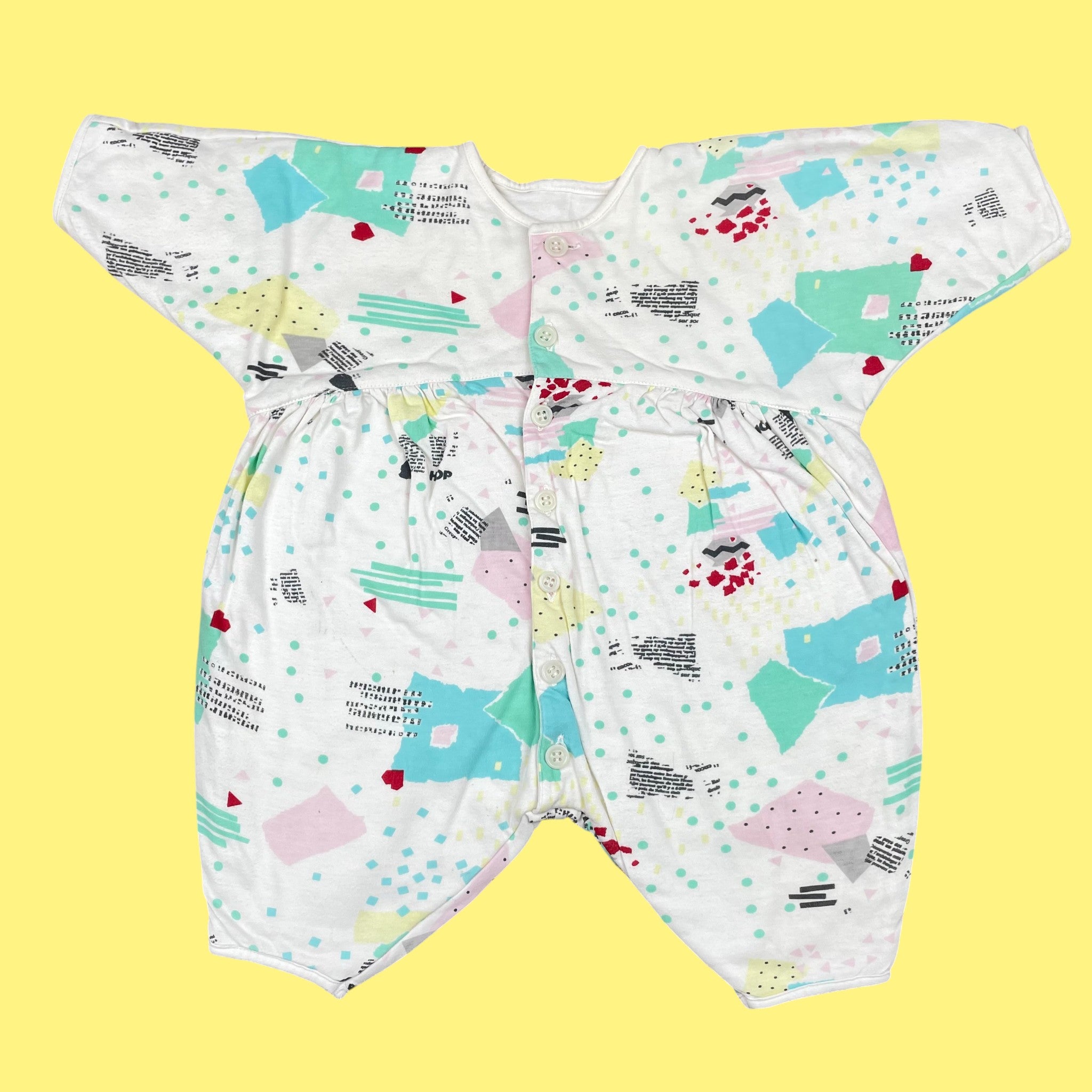 Combinaison vintage pastel 1-3 mois