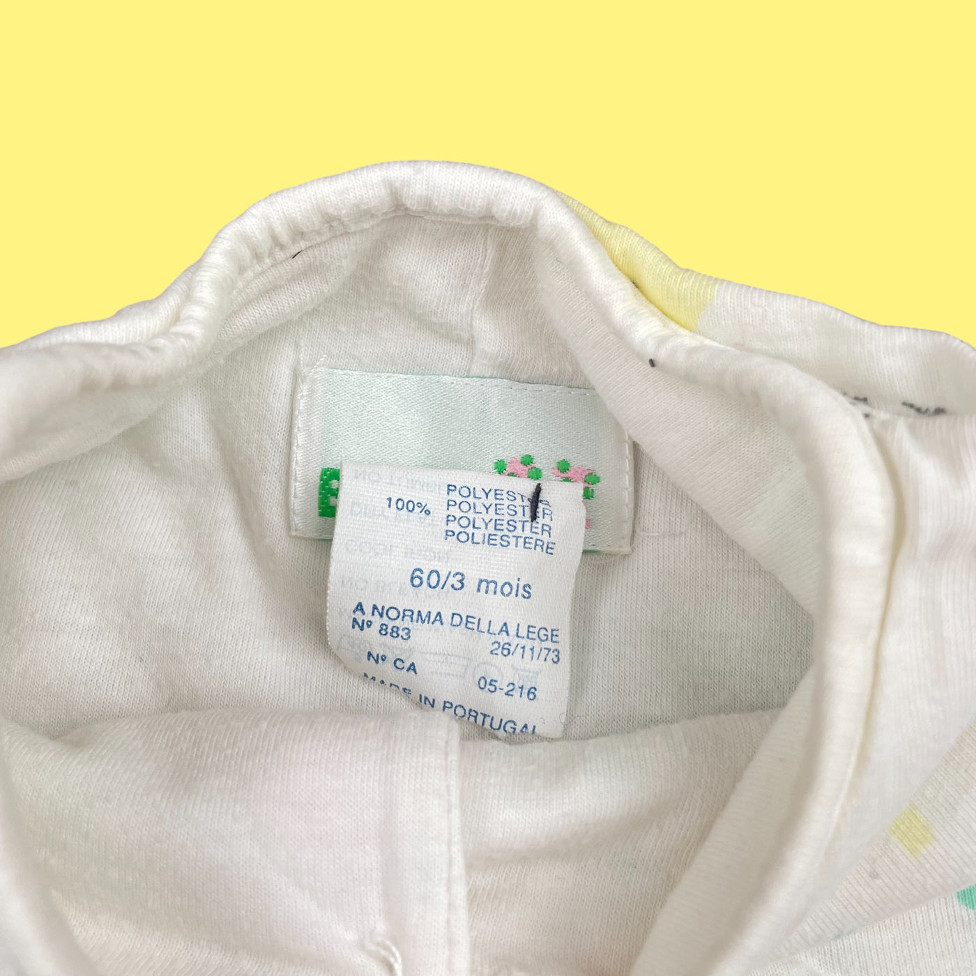 Combinaison vintage pastel 1-3 mois