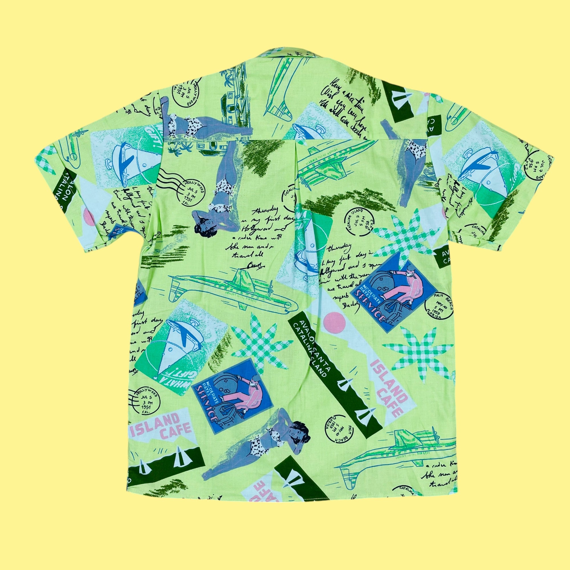 Chemisette californienne vintage 8 ans