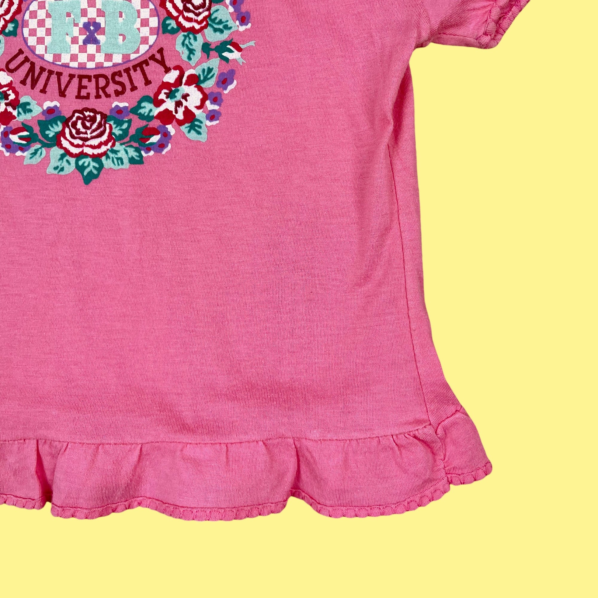 T-shirt fleurs 18-24 mois