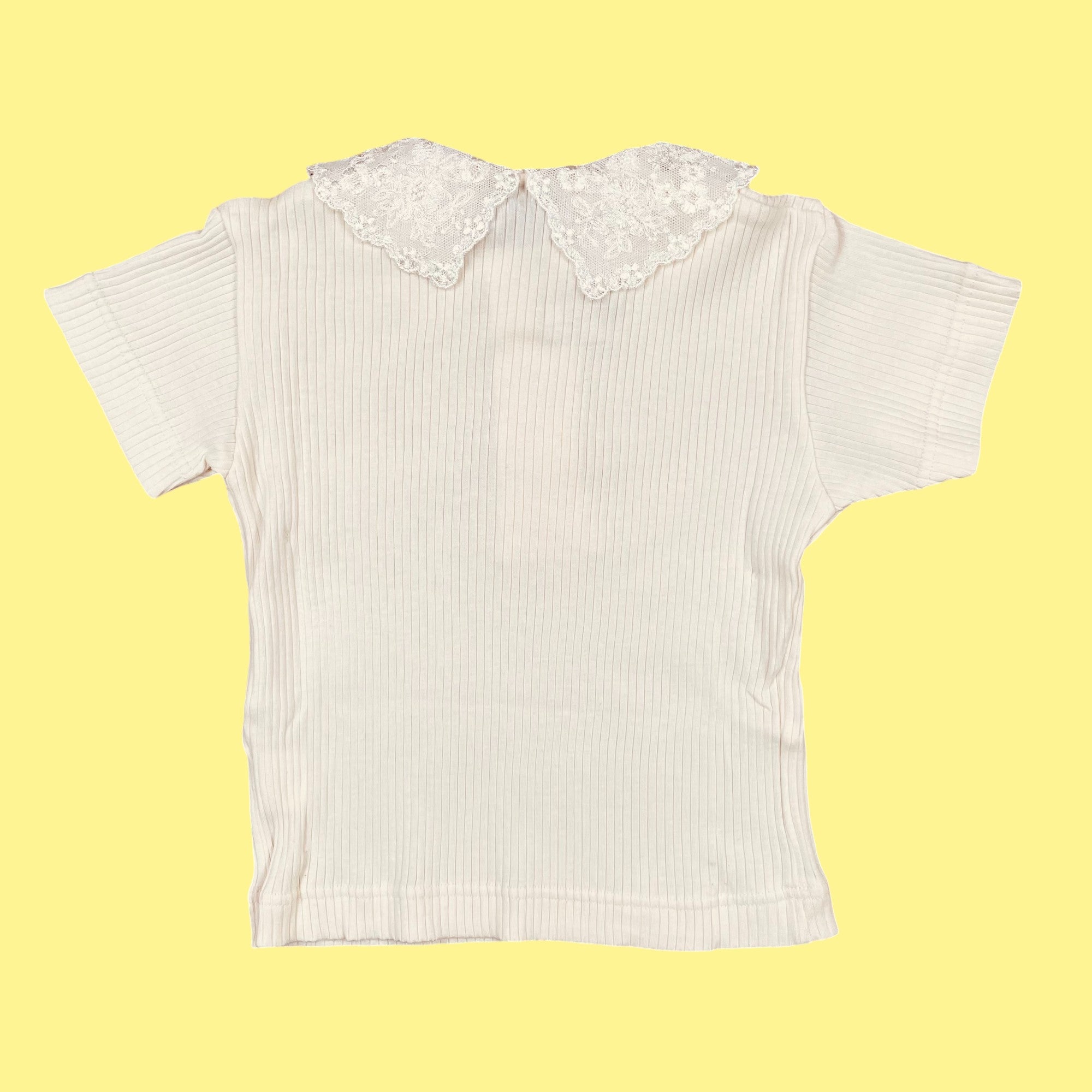 T-shirt vintage dentelle 4 ans